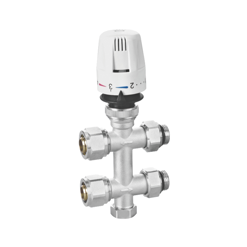 8072(铝塑管) 自动温控式H阀